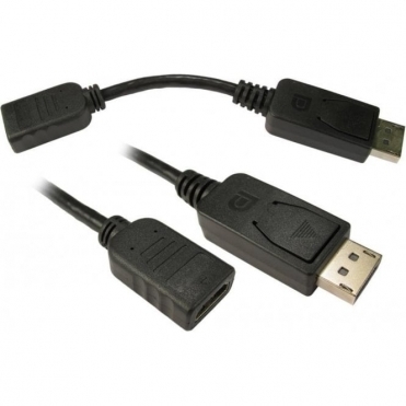 15cm DisplayPort to HDMI Leaded Adapter