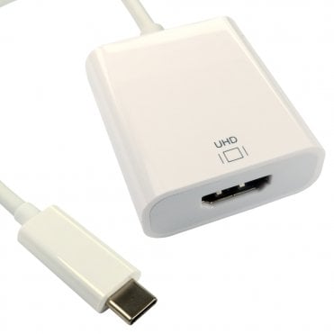 15cm Leaded USB Type C (M) to HDMI (F) Adapter