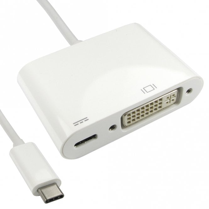 15cm Leaded USB Type-C to DVI Adapter