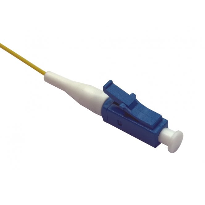 1m OS2 9/125 LC Yellow Pigtail - 10 Pack