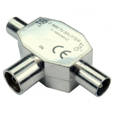 2 Port TV COAX Splitter