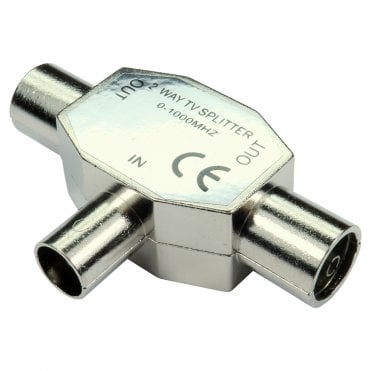 2 Port TV COAX Splitter