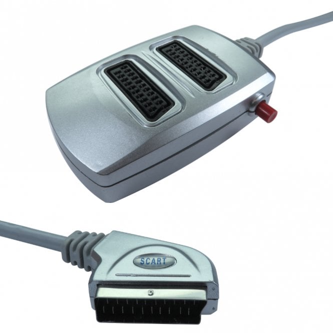 2 Way SCART Switch Box