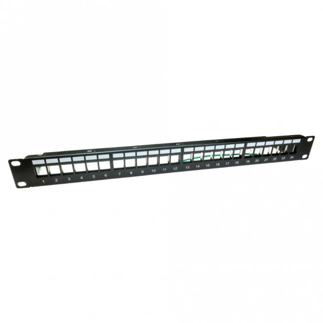 24 Port Unloaded Patch Panel - Shielded