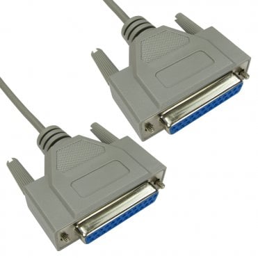 2m D25 Female to D25 Female Null Modem Cable