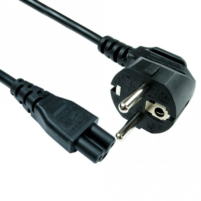 2m Euro Plug to C5 Mains Lead