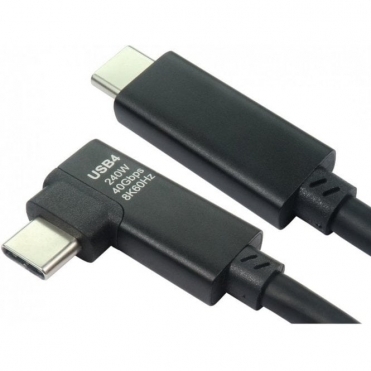 2m USB4 40Gbps EPR Active Cable - Right Angled Connector