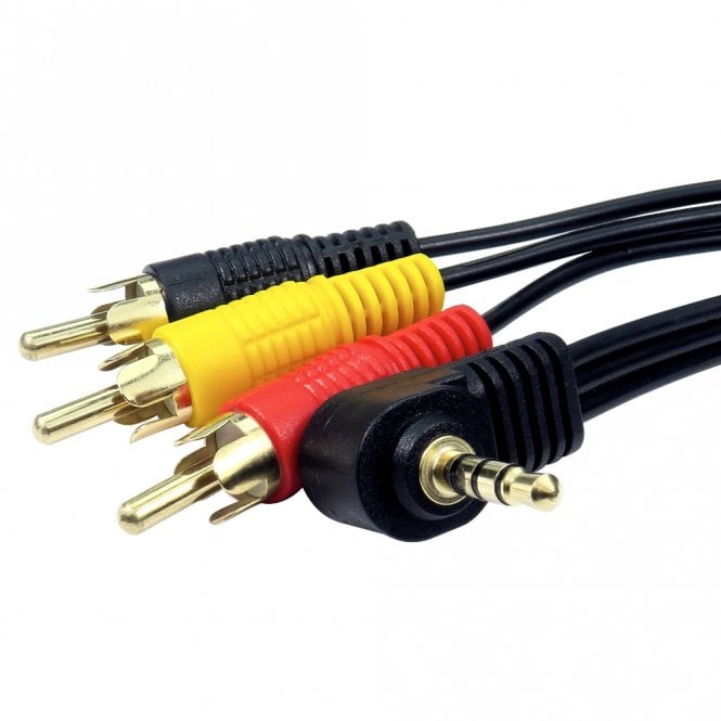 3.5mm Jack to Three RCA Cable