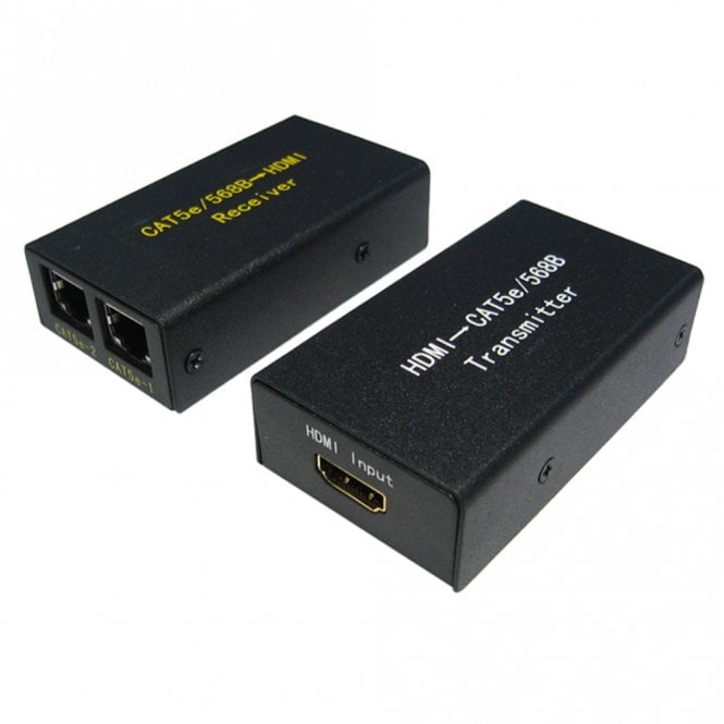 30m HDMI Extender over 2x Patch Cable