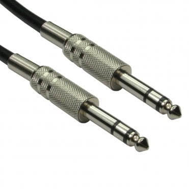 6.35mm Male to Male Audio Cable - Nickel Connectors