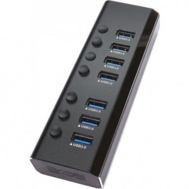 7 Port USB 3.0 Hub with Metal Shell