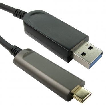 AOC USB 10Gbps Type A (M) to Type C (M) Cable