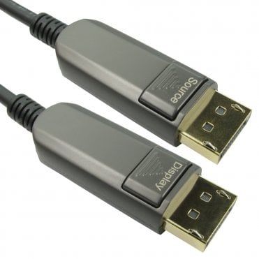 Armoured DisplayPort 1.4 Active Optical Cable