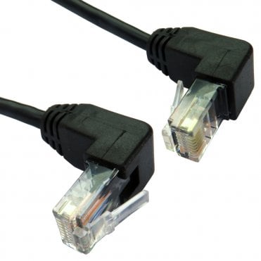 Cat5e UTP Right Angled UP to Right Angled DOWN Cable
