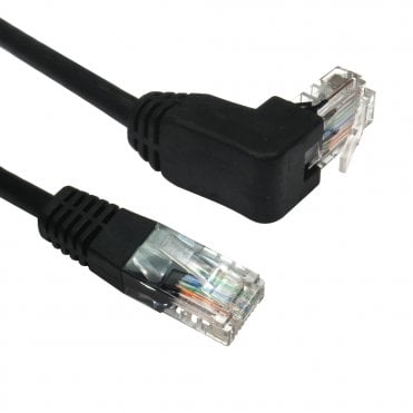Cat5e UTP Straight to Right Angled UP Cable