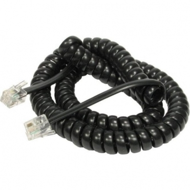 Coiled Telephone Handset Cord