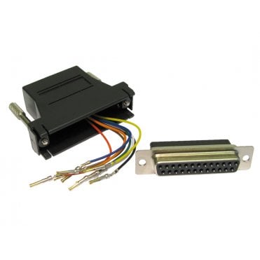 D25 Female to RJ45 Female Modular Adapter