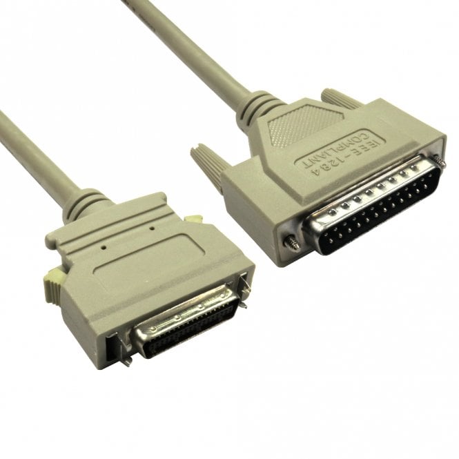 D25 Male to Micro 36c IEEE 1284 Printer Cable