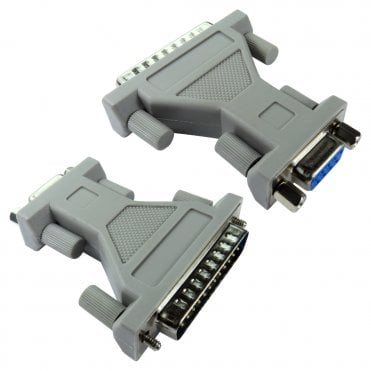D9 Female to D25 Male Serial Adapter