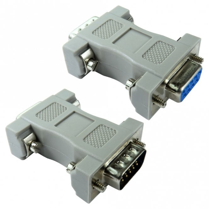 D9 Female to HD15 Male VGA Adapter