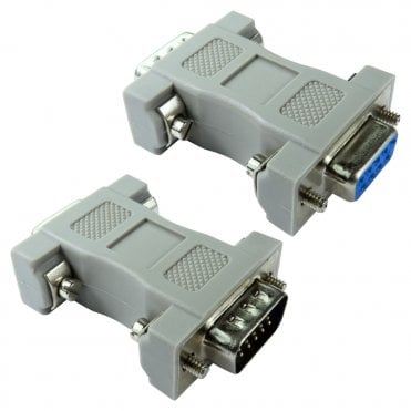 D9 Female to HD15 Male VGA Adapter
