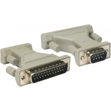 D9 Pin Male to D25 Pin Male Serial Adapter
