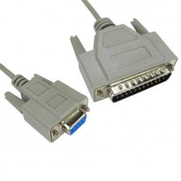 D9 to D25 Serial Cable