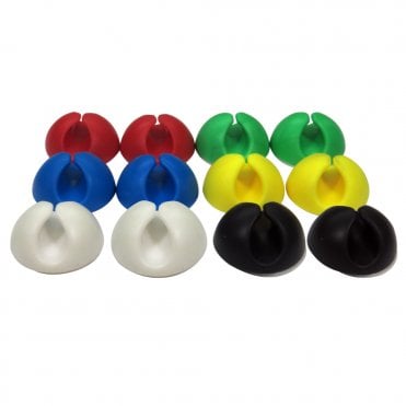 Desk Tidy Cable Management 12 Mix Pack