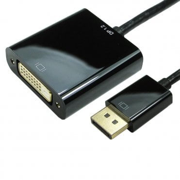 DisplayPort V1.2 to DVI-D Adapter, 4k (Active)