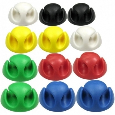 Double Desk Tidy Mixed Colour (2 of Each) 12 PK
