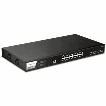 16 x 2.5 GbE Ports (4 PoE++ / 12 PoE+) & 4 x 10Gbps SFP+ Layer 2+ Managed Switch