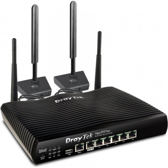 DrayTek Gigabit Ethernet Dual-WAN Router with Wi-Fi 5 & 4G/LTE Modem