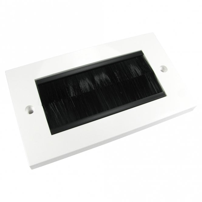Dual Gang Black Brush Plate