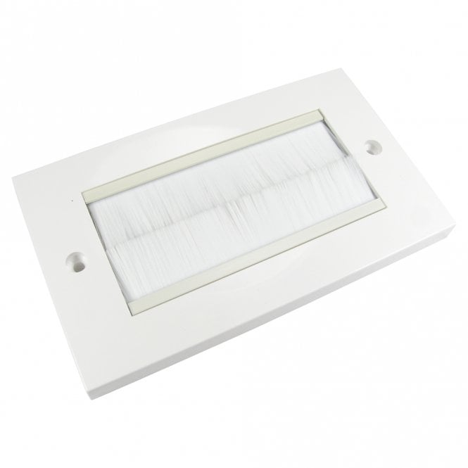 Dual Gang White Brush Plate