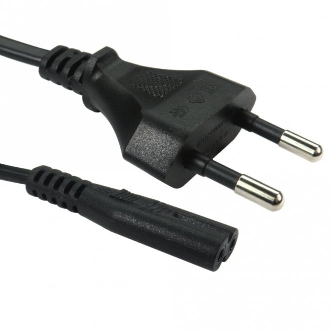 Euro Plug to C7 Mains Lead