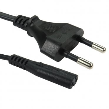 Euro Plug to C7 Mains Lead