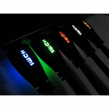 HDMI Cable with LED Illuminated Connectors