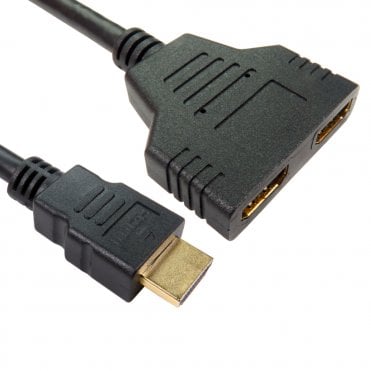 HDMI M to 2x F Splitter Cable