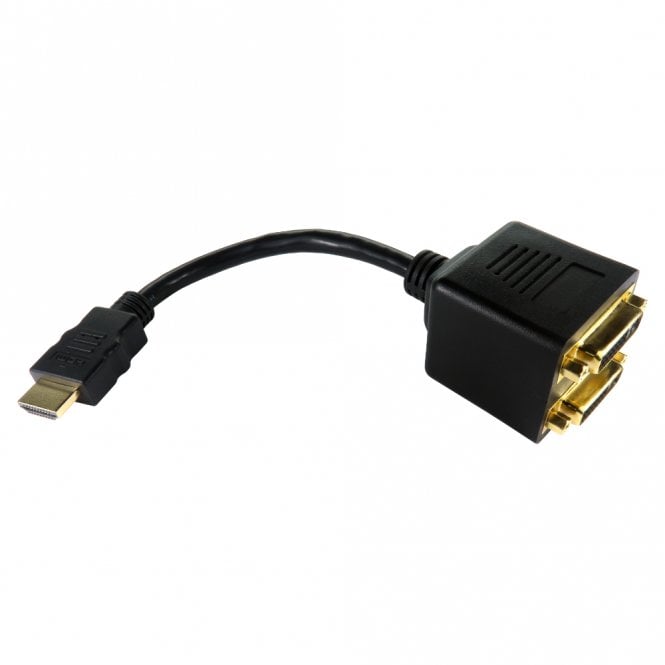 HDMI to DVI-D Splitter Cable