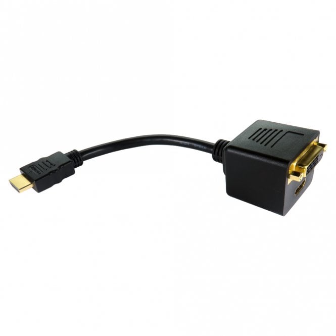 HDMI to HDMI & DVI-D Splitter Cable