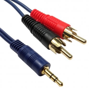 High Quality 3.5mm Stereo to Two RCA Cable