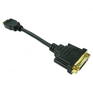 Leaded HDMI to DVI-D Adapter