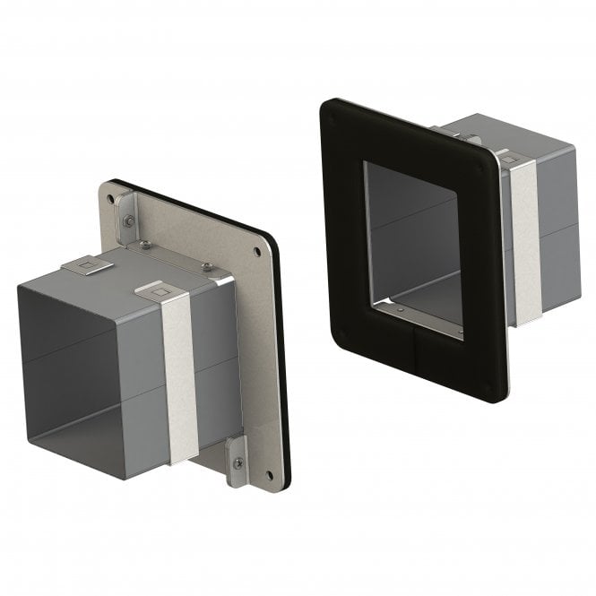 Legrand EZ-Path Series 44+ Fire Stopping Device 1 Gang Retrofit Wall Fixing Plate Pair