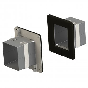 EZ-Path Series 44+ Fire Stopping Device 1 Gang Retrofit Wall Fixing Plate Pair