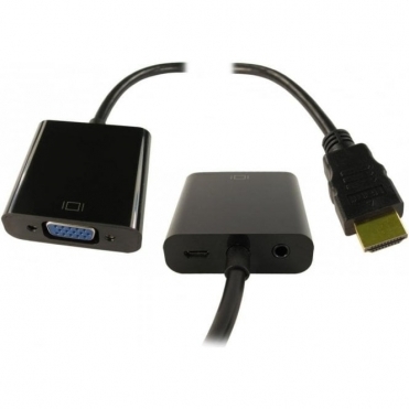 HDMI to SVGA & Audio Converter with USB Power (Retail Packed)
