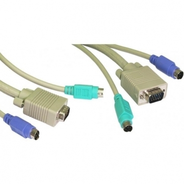 PS/2 & SVGA KVM Cable