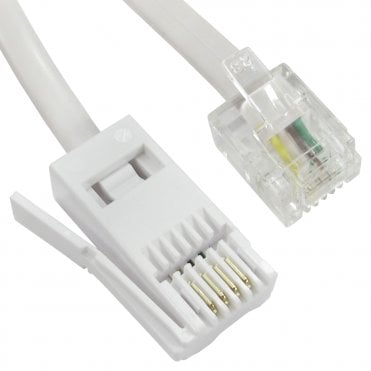 RJ11 Male to BT Male Modem Cable