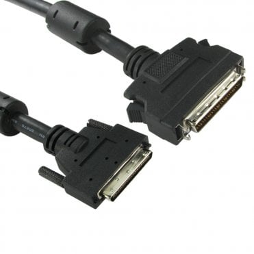 SCSI 2-5 Half Pitch 50 Pin Male to VHDCI Male Cable