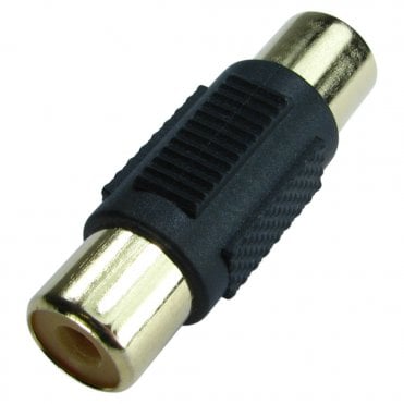 Single RCA Coupler - Gold Flashed