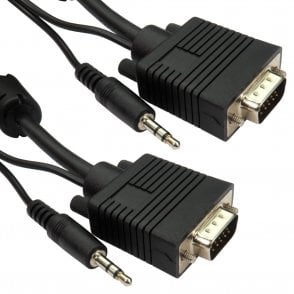 Lindy 20m VGA Cable - Premium SVGA Monitor Extension Cable, Gray (37368